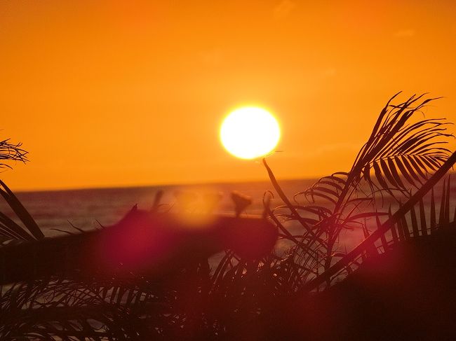 ハワイの休日 長いようで短かった２３日間 ワイキキ周辺で見た 水平線 雲に沈む１月の夕日 18 オアフ島 ハワイ の旅行記 ブログ By Hy 2217さん フォートラベル