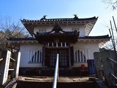 笠間城八幡台櫓。現在は城から離れた真浄寺に移築され、お堂となっている