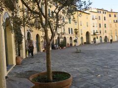 その名も「闘技場の広場（Piazza dell' Anfiteatro）」

「要はローマのコロッセオの観客席を住居にしたと思えばいいのね。」
「そだね～！」

