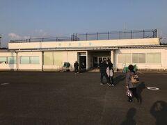 到着！壱岐空港です。小さいです。