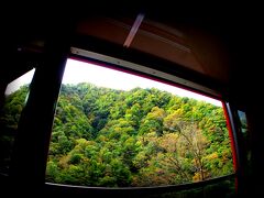 【...欅平から宇奈月温泉へ戻る...】

ああ～....美しい車窓からの眺め......時間よ、止まれ....