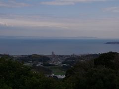 武山頂上（標高200ｍ）からの浦賀水道