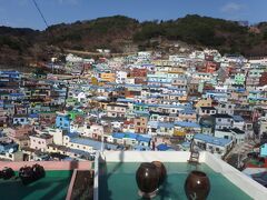 ここが、釜山のマチュピチュと言われているとてもカラフルでインスタ映えな景色。