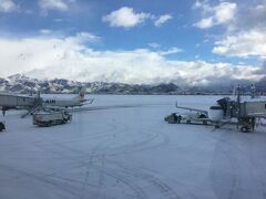 この時の山形空港は青空も出ていて、そこそこいい天気だったんだが、ホントここだけが青空で周りは殆ど雪雲だったみたい。