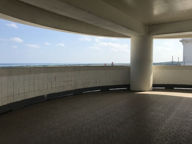 帰る前にもうひと観光。<br /><br />空港の展望デッキへ。<br />めっちゃこじんまり。
