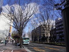 定禅寺通りへ。
この日は暖かかったけど、
木はまだまだ冬モード。
街路樹がきれいな色になった頃にまた来たいな。