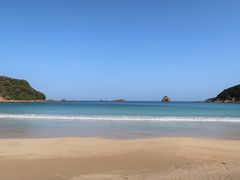 外浦海水浴場です。
静かなところで子連れにぴったりな海水浴場だそうです。