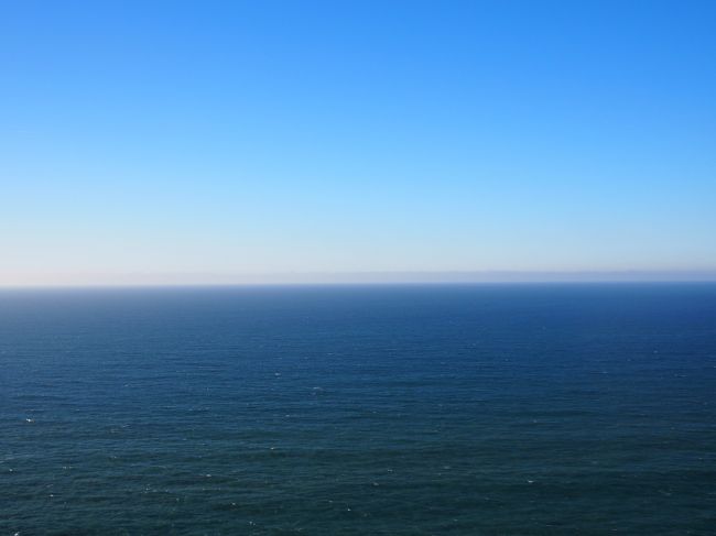 海の向こうは何も見えません。<br /><br />でも、これが見たかった。