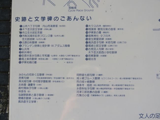 史跡と文学碑のご案内