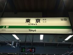 静岡駅で新幹線に乗り換え、東京へ。