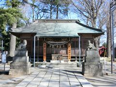 粕壁宿を散策。まず東八幡神社に寄る。