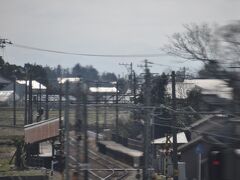 　地鉄線　西魚津駅です。