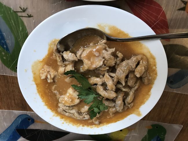 豚肉の煮込み料理。