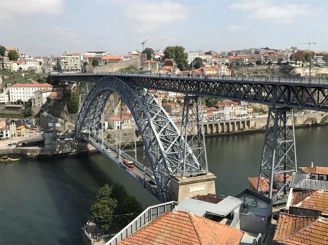 対岸に来ました。この下にはポートワインのワイナリーがあり、見学ツアーとかもあるそうですが、自分たち夫婦はお酒が好きで、ワインも大好きなのですが、ポートワインは甘めのデザートワインに近いということで、あまり興味が無いし、時間も無いので行きませんでした。