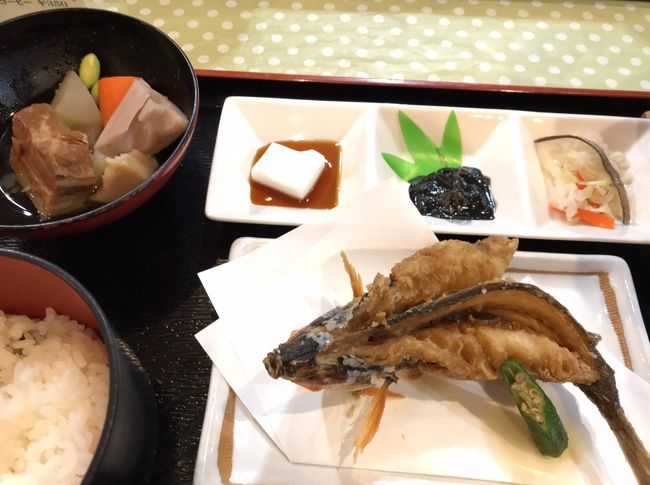 何と言っても美味しかったのがこの「グルクンのから揚げ」です。<br /><br />あんな色のサカナ・・と偏見でしたが美味しい！<br />カレイのから揚げよりは身がしっかりしている白身ですね。<br /><br />ごちそうさまでした。