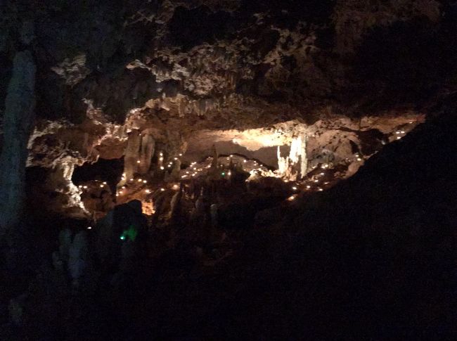 奥の方ではイルミネーションが施してありました。<br /><br />キラキラしていて幻想的です。