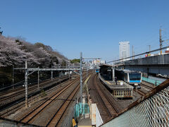 京浜東北線王子駅南口下車　見晴らし良い高架橋から