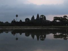 ビューポイントの北側の池の前に来ました。
もちろん、最前列を確保です。
天気は、少々曇っていますね。