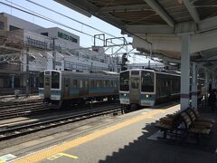 穂高駅、第一目的地到着！ 