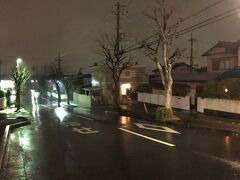 生憎の天気ですが仕方がありません。雨の南淡海の国を出発します。

自宅　20：56発
バス停　20：58着
　　　　20：59発