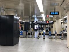 京都駅地下中央口から外に出ます。