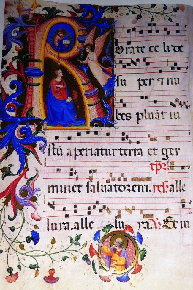 中世ヨーロッパの彩飾楽譜 Illuminated Manuscript 中世ヨーロッパの彩飾楽譜 Illuminated Manuscript