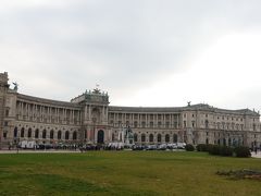 プルンクザールへ向かう前にせっかくなので昨夜訪れた王宮広場へ立ち寄ってみました。

ライトアップされ闇に浮かび上がる王宮も素晴らしかったですが、日中にみても扇型に広がる建物は重厚感で溢れていました。