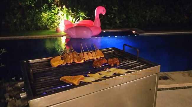 お肉もお魚も焼きあがり