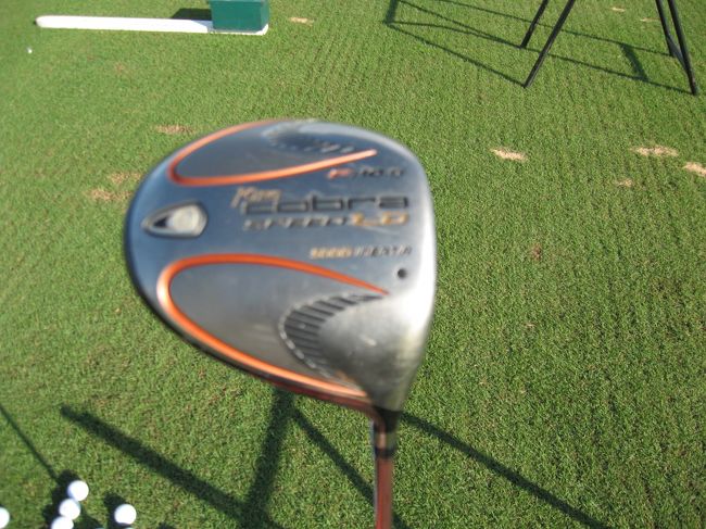 近くのゴルフ場でちょっとした遊び<br />このコブラ使い物にならんかった。