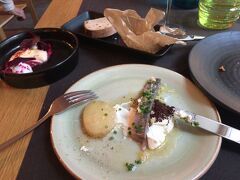 3日目のディナー。タパスのような少量のディッシュがメインのラヴィントラ・ユーリは新進気鋭のレストランらしい。
創作料理がお好きならオススメです。
ワインも楽しめます。

ニシンの酢漬けはサワークリームやポテトを添えて。
ホースラディッシュやビーツなど、新鮮な野菜がたくさん味わえます。