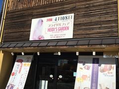 駅前の桔梗屋でお土産をゲット。
信玄餅のどら焼きやプリン、アイスなど目移りします。