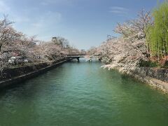 初日は京都駅から祇園方面へ。鴨川から流れる白川放水路を抜けて平安神宮へ向かいます。