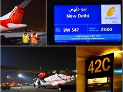 2月11日（Sun）

UAEの旅程を終えドバイ発11日23：00のJet Airwaysにてインド・ニューデリー経由で帰国の途につく。ニューデリーから成田行きのフライトは13日1:50発のため、デリーで約22時間開くというパターン。

もちろんわざと開けたのだ（笑）
そう、どうせならインドも観光しちゃえ～って思ってね。デリーの観光でももちろん良かったのだが、月曜日は観光モニュメントがお休みになるところが多いとの前情報。インドはファーストコンタクトのため一応それらしい観光もしたかったので。
じゃあ別のところへ。

行先はピンクシティの異名を持つ”ジャイプール”♪
ドバイからデリーに到着するのは早朝3：40。ここから車で行くには約6時間はかかるジャイプールだ。
どうしよう？当初はニューデリー空港⇔ジャイプールの往復とジャイプールの観光に車をチャーターしてたのだが、車で往復10時間以上もキツイな...って思い、国内線エアを一本絡めることにした。
デリー発5：55→ジャイプール6：55、帰りはジャイプール19：35→デリー20：45の便を予約。

行きにデリーに着いても乗換えには2時間強あるからいいね。なんて思ってたが、イミグレにてジャイプールでの宿泊先は？とものすごくしつこく訊かれ時間を食う。トランジットで観光だけなんでホテルは取っていないと言ってるのに、納得いかないってか疑いの眼のイミグレ職員(-"-)
帰りのフライトのeチケットも見せてるのに、散々ぱら質問責めに遭いギリギリになってしまった。
