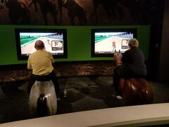 博物館にはこの様な対戦ゲームもあり、おじさんおばさん夫婦が対戦していました。