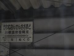 　川根温泉笹間渡駅です。