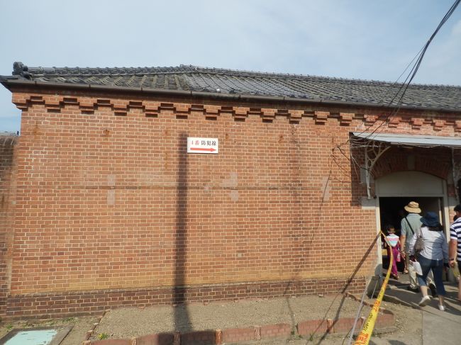 旧奈良監獄構内仕切兼病監浴場接見所．<br />配られた配置図には廊下及び倉庫と記載してあった．<br />1908(M41)年建造，煉瓦造，桟瓦葺，国重要文化財．