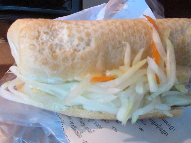 パンがおいしい。サンドイッチです。