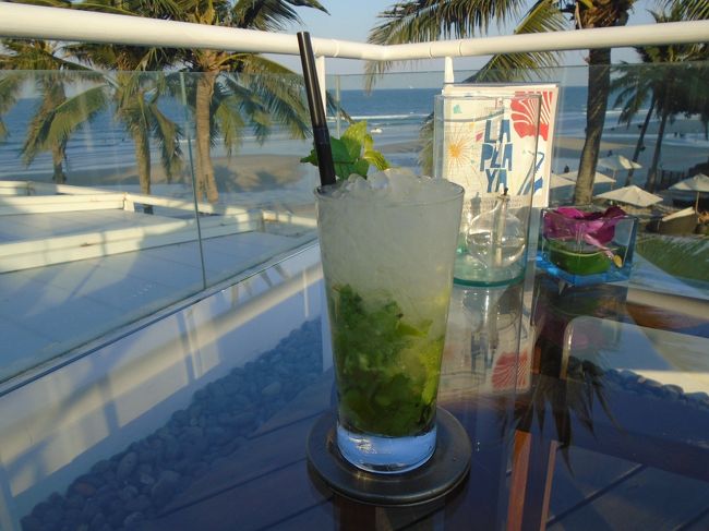 これトムヤムモヒート。とっても美味しかったです！このホテルのシグナチャーカクテルだそうです。