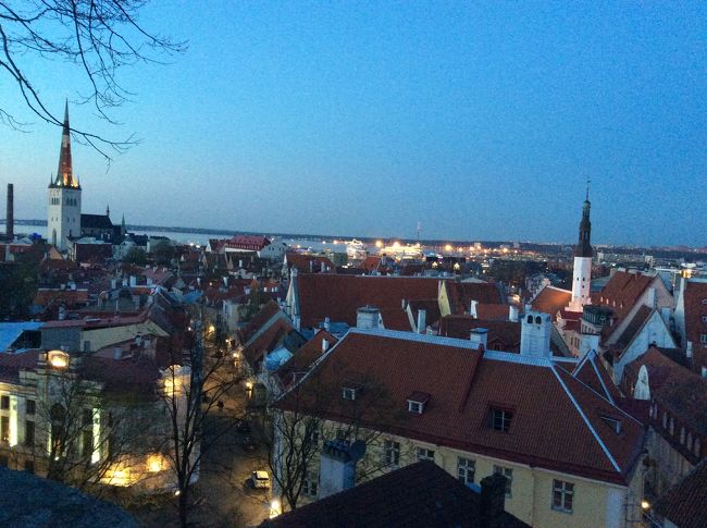 こちらの展望台からは旧市街が一望できる。すぐ下にはゲストハウスの屋根が見えた。