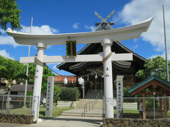 ハワイの出雲大社です。
日本からの移民によって1906年に創祀された神社なのだそうです。