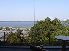 眺望。霞ヶ浦を構成する湖の一つの北浦。