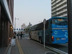 定刻通り、5時55分に京都に到着。
まだ薄暗いです。