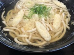 2日目の昼食。ごぼ天うどん。