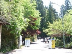 城山公園からお城への登り口。車で頂上の駐車場まで行けます。（無料）この道を昔肝試しで歩いたのかな..