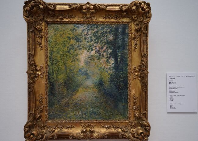 ピエール=オーギュスト・ルノワール「木かげ 」1880年<br />人物を好んで描いたルノワールの数少ない風景画の1枚。