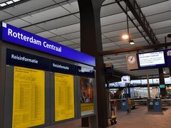 予定では来るはずのなかった駅、ロッテルダム着。
ここまできて直通バス乗るのも悔しいので、自力で！向かいます！早起きした意味なし！
