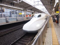 京都駅から１６：０８の新幹線で東京駅へ