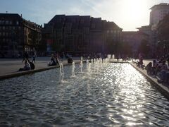 クレベール広場の噴水。