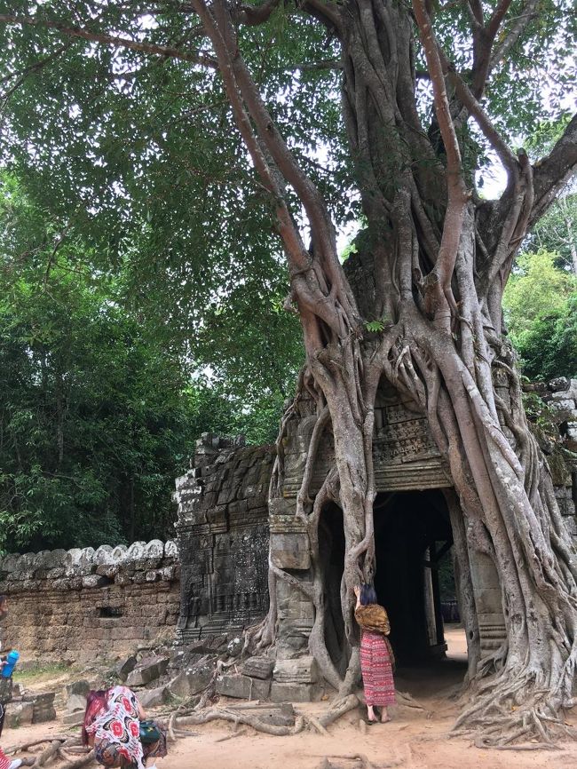 Ta Som<br />このトンネルを抜けると・・・<br />お土産売りの少女が待っています。<br />