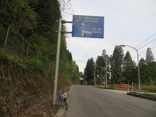 国道256 自転車 白鳥 大野